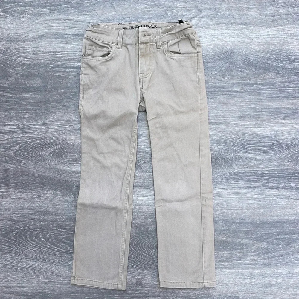 Surplus Straight Khaki Pants, tan